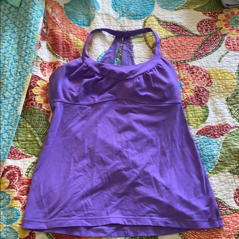 Lululemon Purple Athletic Tank
